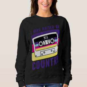 Sudadera Cinta de Cassette Retro que crié en el país de los
