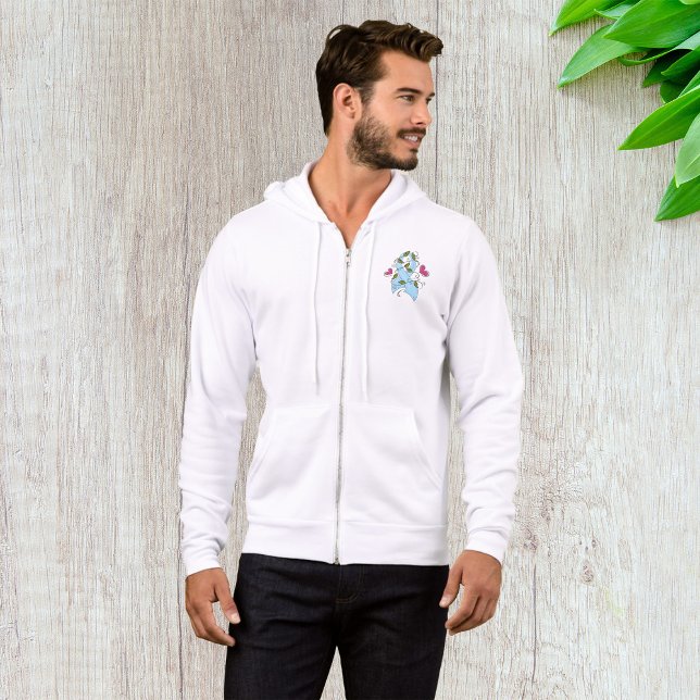 Sudadera Cinta de Conciencia Azul Claro Apoyo y Esperanza (Subido por el creador)