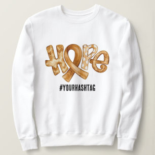 Sudadera Cinta de Conciencia de Esperanza Ámbar Etiqueta Pe