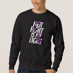 Sudadera Cinta de Concienciación Epilepsia Ninja Púrpura Ep