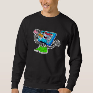 Sudadera Cinta de música de casete mixtape de los 80 90 198