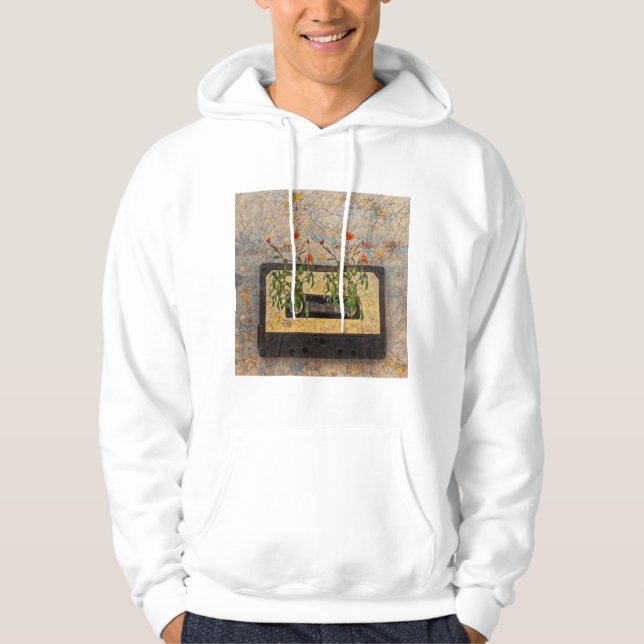 Sudadera cinta, flores, (Anverso)