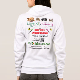Sudadera Cinta L con jeringas de fondo claro