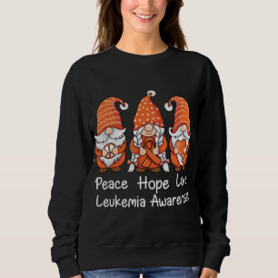 Sudadera Cinta naranja Gnomes apoya a sobreviviente de Leuc