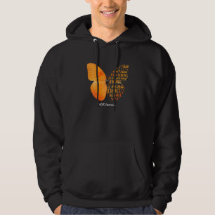Sudadera Cinta Naranja Mariposa Mujeres Conciencia de EPOC