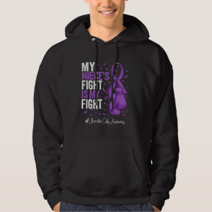 Sudadera Cinta púrpura Colitis ulcerativa Conciencia sobre 