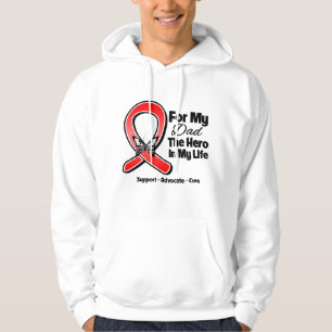 Sudadera Cinta roja para mi héroe mi papá
