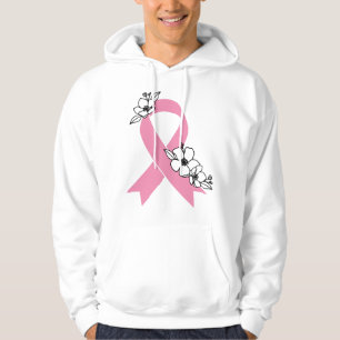 Sudadera Cinta rosa con crema de flores