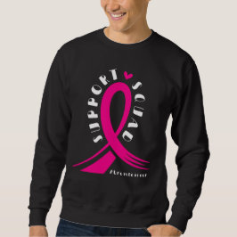 Sudadera Cinta rosa de apoyo al cáncer de mama