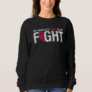 Sudadera Cinta rosa mes de octubre, la lucha de mi Abuela e