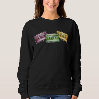 Sudadera Cintas de cassette clásicas para reproducir música