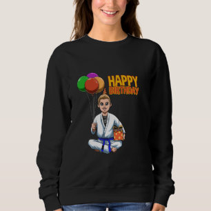 Sudadera Cinturón azul Cumpleaños de Jiu-Jitsu brasileño - 
