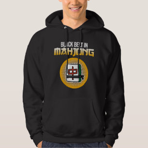 Sudadera Cinturón Negro En Los Juegos De Mahjong Jugador Gr