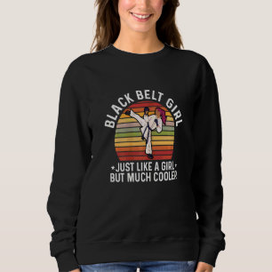 Sudadera Cinturón Negro Mujer Chica Igual Que Una Chica Per