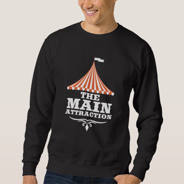 Sudadera Circo Carnaval de diversiones Circus Tent (Anverso)