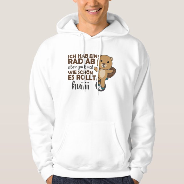 Sudadera Circo de castores de unicíclico (Anverso)