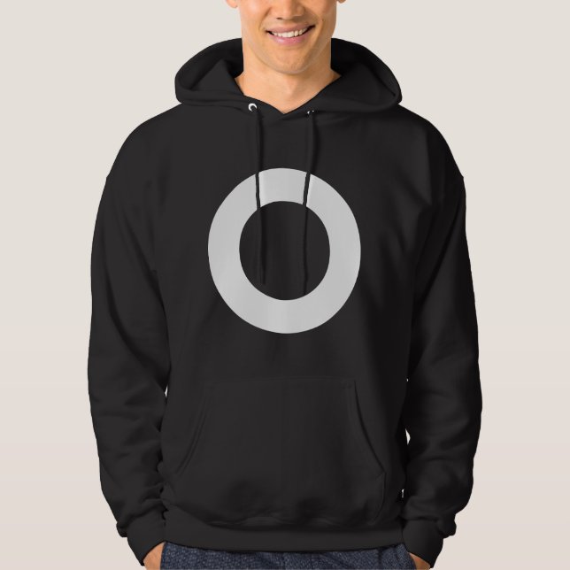 Sudadera Círculo agudo - Blanco (Anverso)