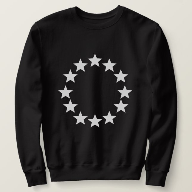 Sudadera Círculo de estrellas (Anverso del diseño)