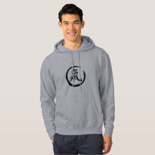 Sudadera Círculo de símbolo negro Qi Gong