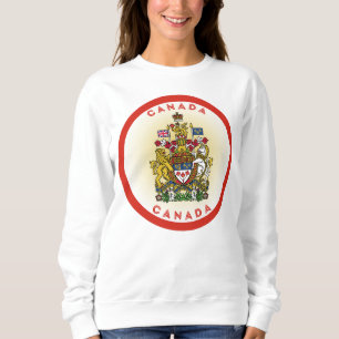 Sudadera Círculo del Escudo de Armas del Canadá