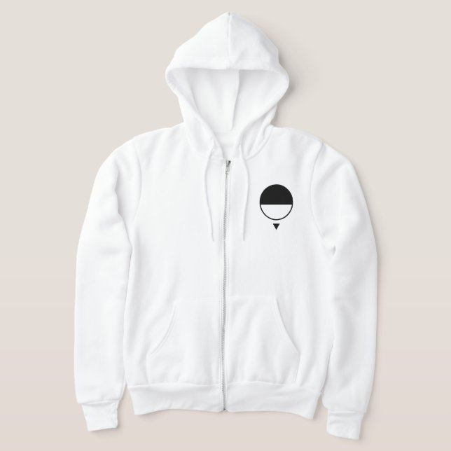 Sudadera Círculo negro y en blanco (Distribución)