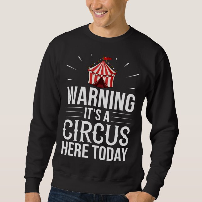 Sudadera Circus Director Tent Animals Clown (Anverso)