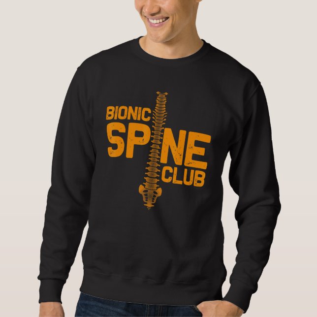 Sudadera Cirugía De Espina Para Hombres Mujeres Club 3 (Anverso)