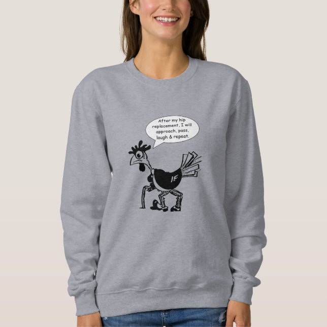 Sudadera Cirugía de reemplazo de cadera - Cita divertida (Anverso)