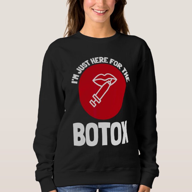 Sudadera Cirugía Plástica Botox y Enfermera Inyectadora Est (Anverso)