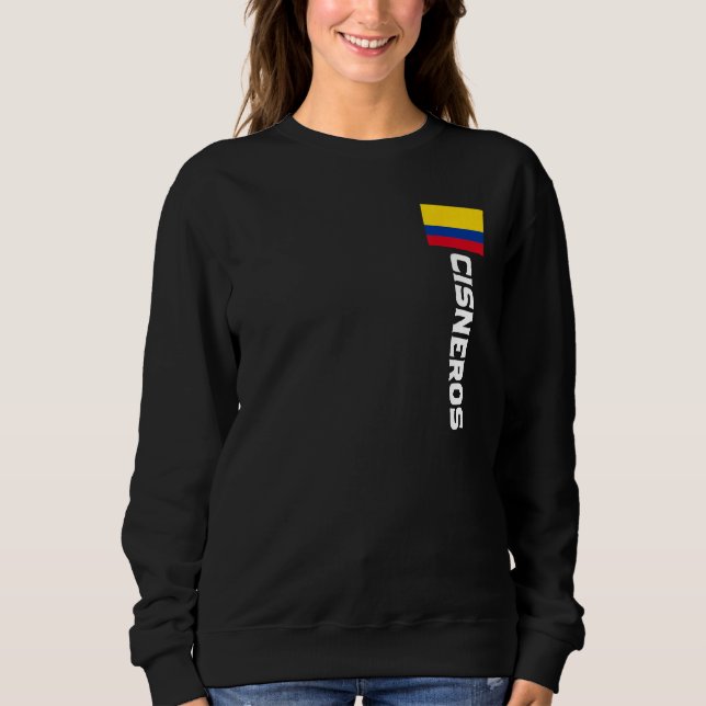 Sudadera Cisneros Colombia For Colombian Men Women Kids (Anverso)