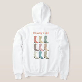 Sudadera CISV Austin Cowboy Boots Zipper Hoodie