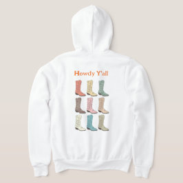 Sudadera CISV Austin Cowboy Boots Zipper Men's Hoodie