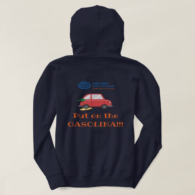 Sudadera CISV Austin "Gasolina" Energizer Women's (Reverso del diseño)
