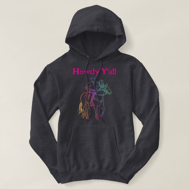 Sudadera CISV Austin Howdy Cowboy (Diseño del anverso)