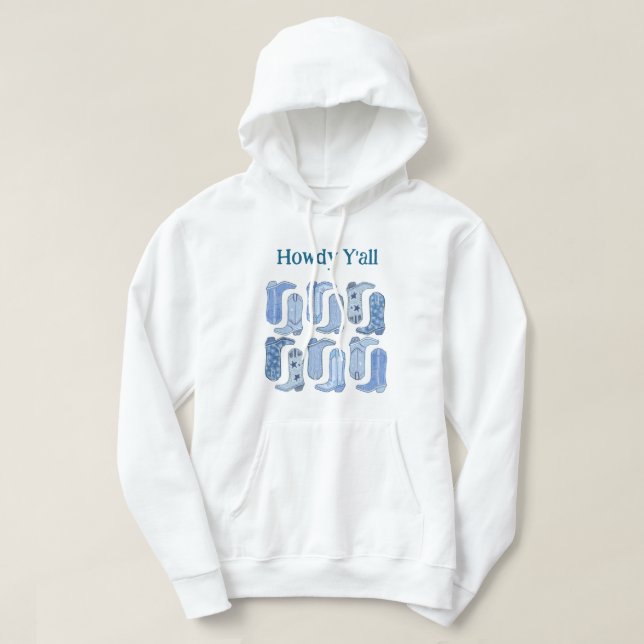 Sudadera CISV Austin Howdy Y'all Men's Pullover Hoodie (Diseño del anverso)