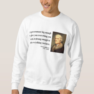 Sudadera Cita 1c de Thomas Jefferson