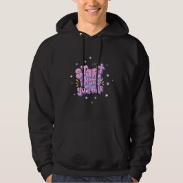 Sudadera Cita con letra de burbuja colorida
