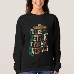 Sudadera Cita de amante de la comida mexicana para burrito