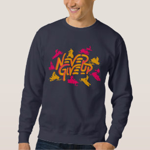 Sudadera Cita de amante de moto de nieve nunca renunciar