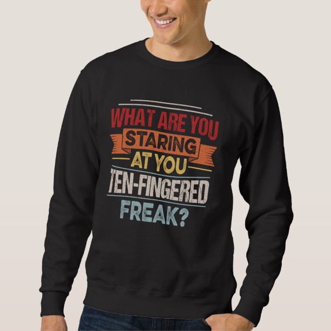 Sudadera Cita de amputación para dedo (Anverso)