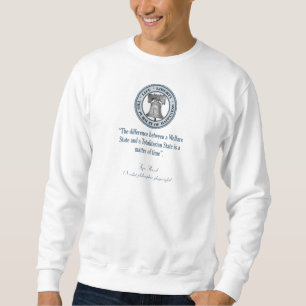 Sudadera Cita de Ayn Rand (totalitarismo)