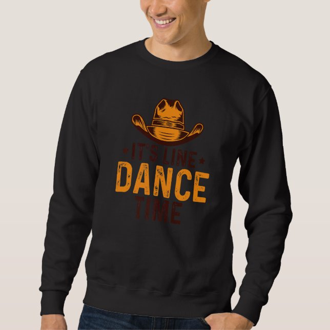 Sudadera Cita de baile de línea de bailarín Pun Texto 3 (Anverso)