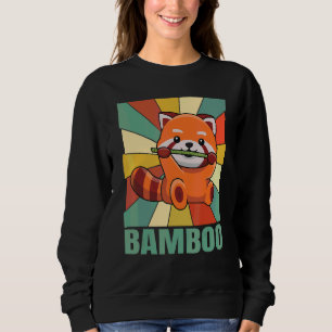 Sudadera Cita De Bambú Para Un Experto De Panda Rojo