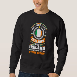 Sudadera Cita de bandera irlandesa de Irlanda