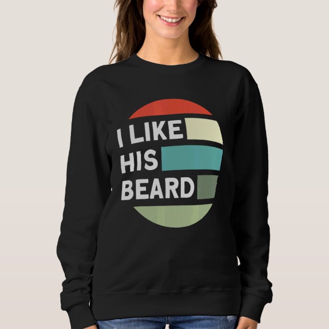 Sudadera Cita de barba que me gusta su barba (Anverso)