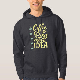 Sudadera cita de café
