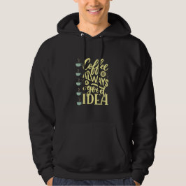 Sudadera cita de café
