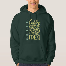 Sudadera cita de café