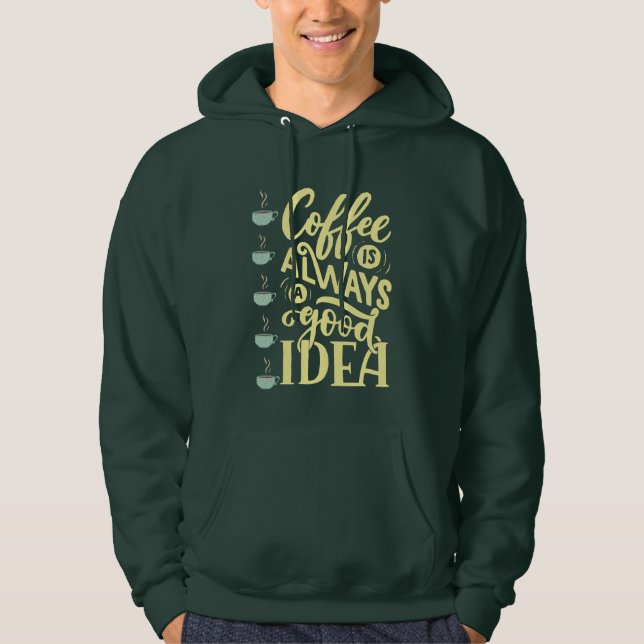 Sudadera cita de café (Anverso)