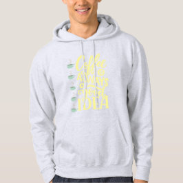 Sudadera cita de café